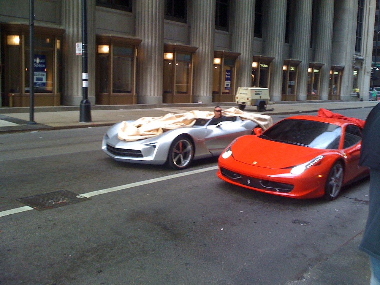 More Transformers 3 Location Pics and Videos Optimus, Tyrese, Cars