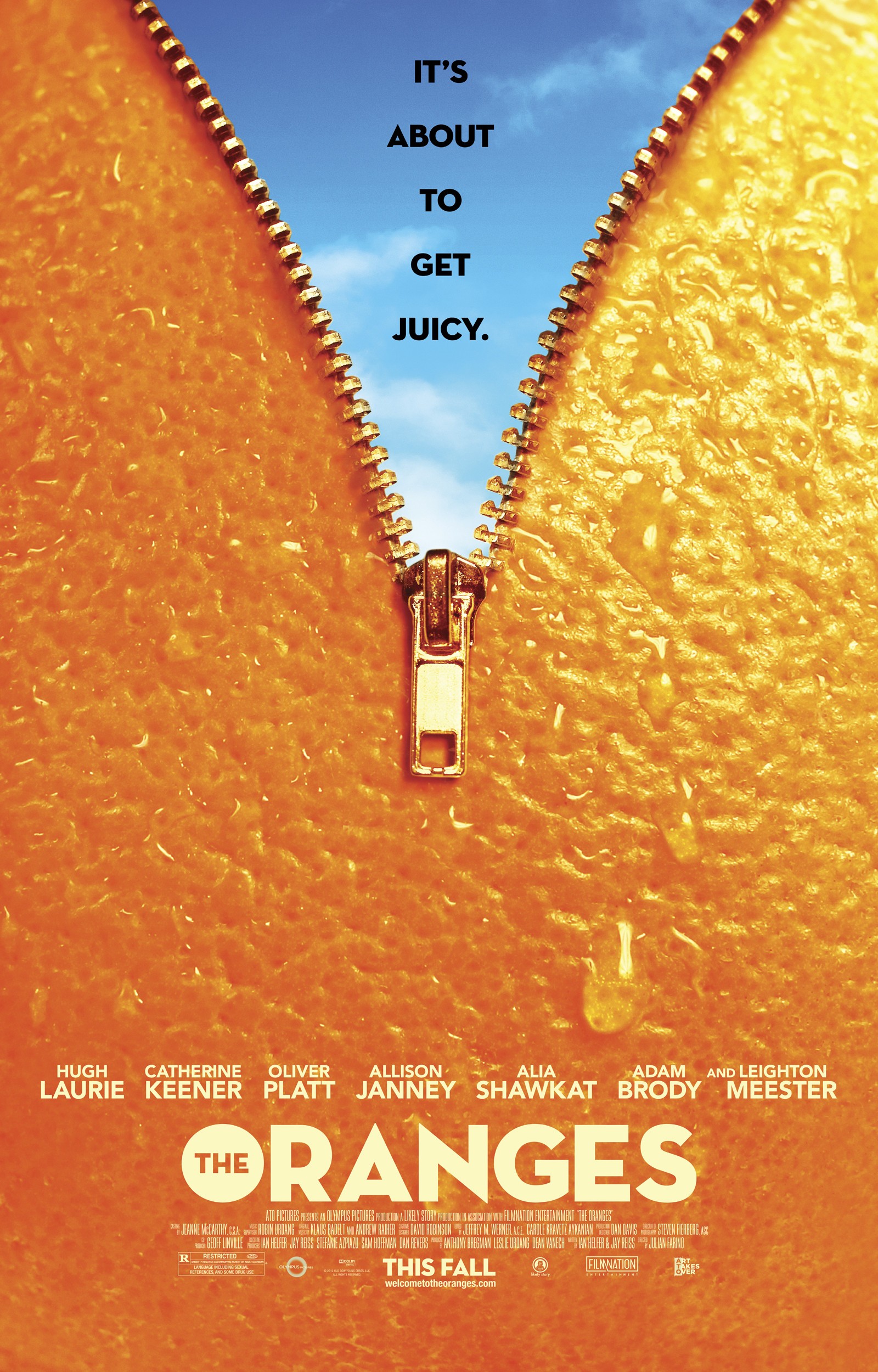 First Poster for The Oranges with Hugh Laurie, Leighton Meester & Adam
