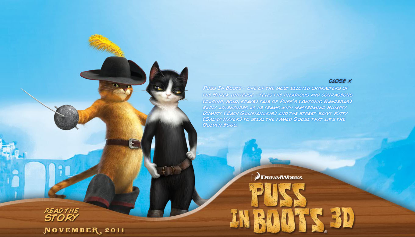 First Images and Description from Puss in Boots HeyUGuys