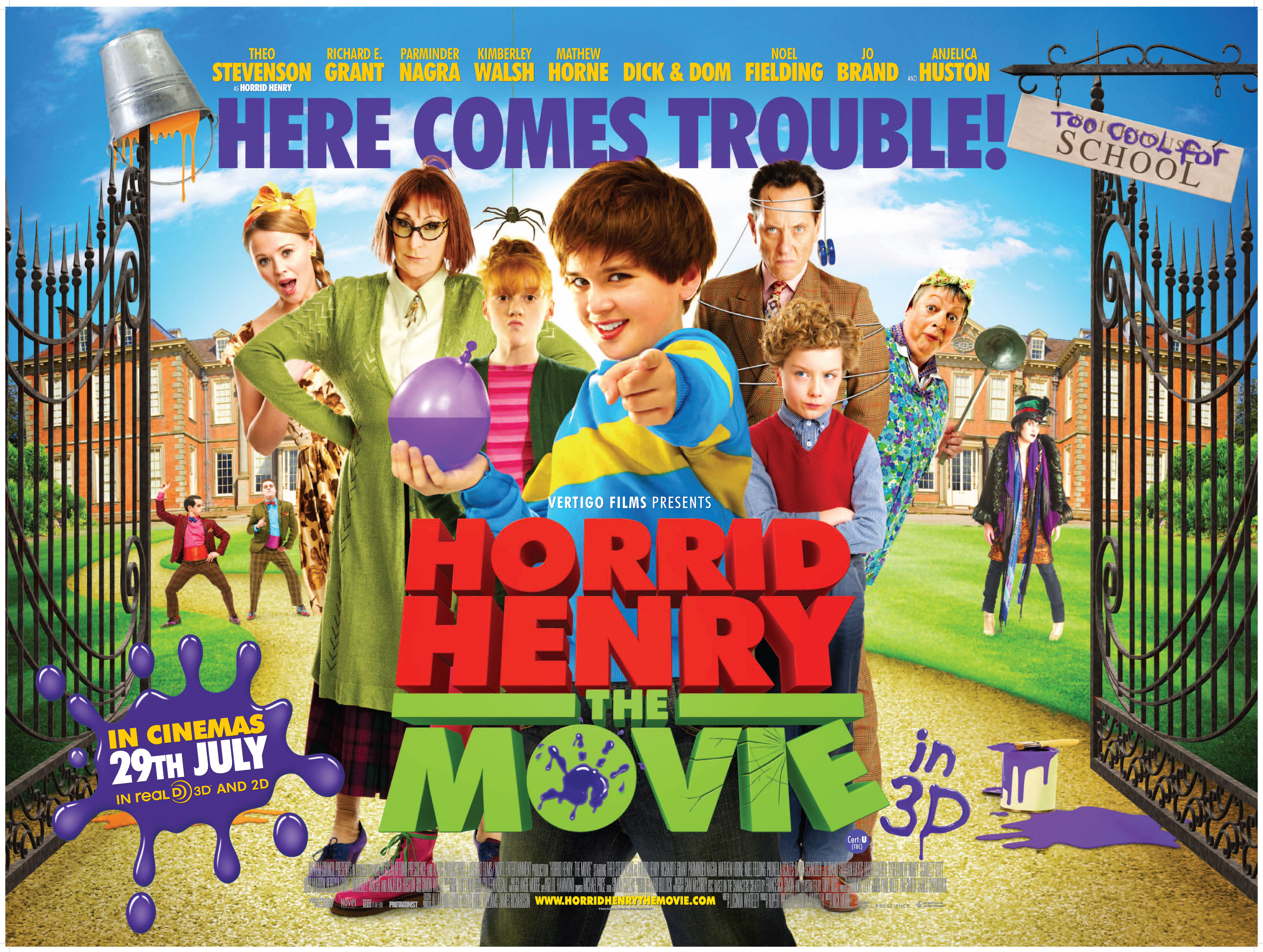 New Poster And Theatrical Trailer For Horrid Henry HeyUGuys