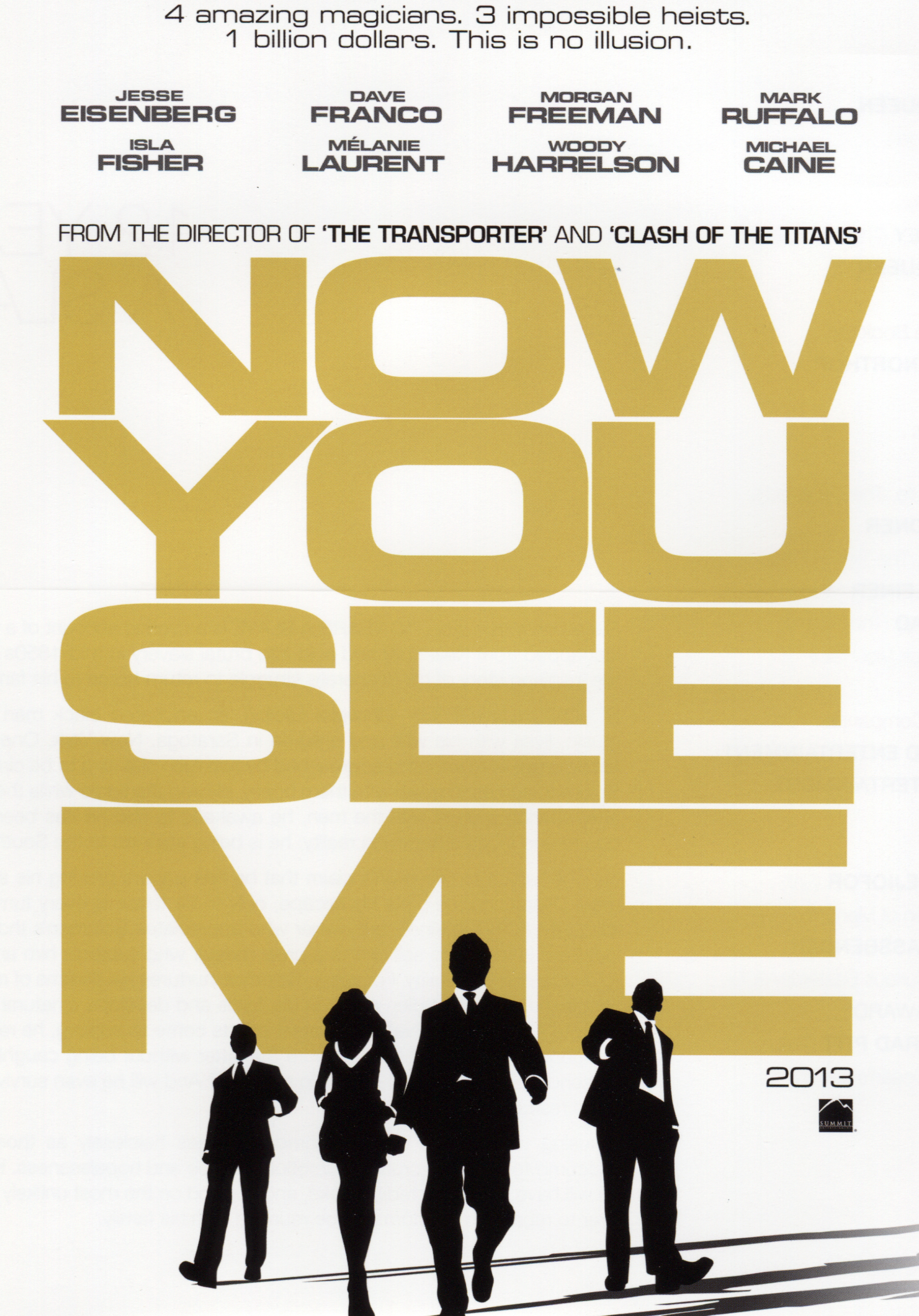 Now You See Me Promo Poster