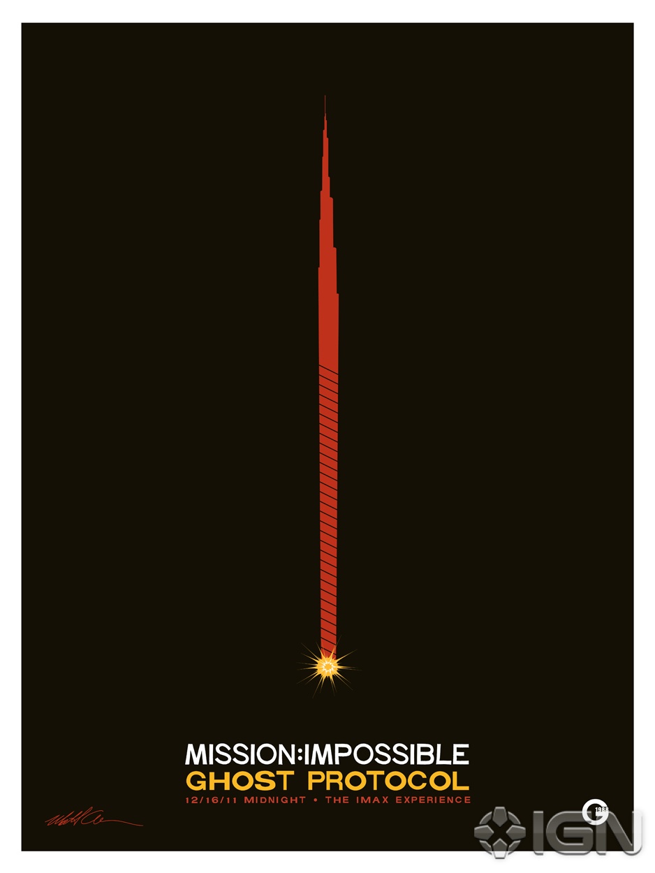 Mission Impossible Ghost Protocol IMAX Poster
