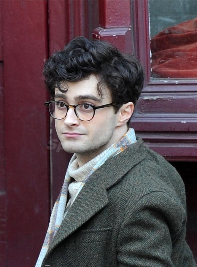 On set pics of Daniel Radcliffe as Allen Ginsberg for Kill Your