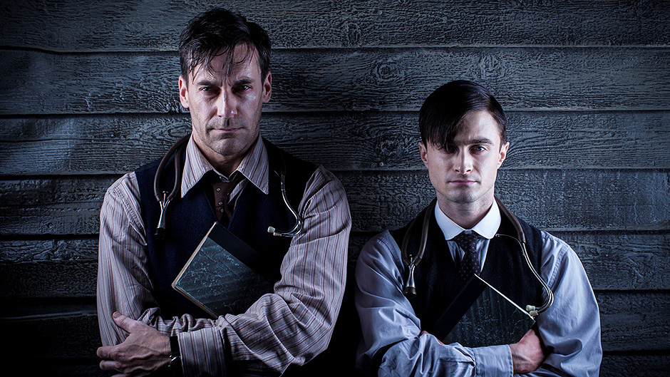 Jon-Hamm-and-Daniel-Radcliffe-in-A-Young-Doctor's-Notebook
