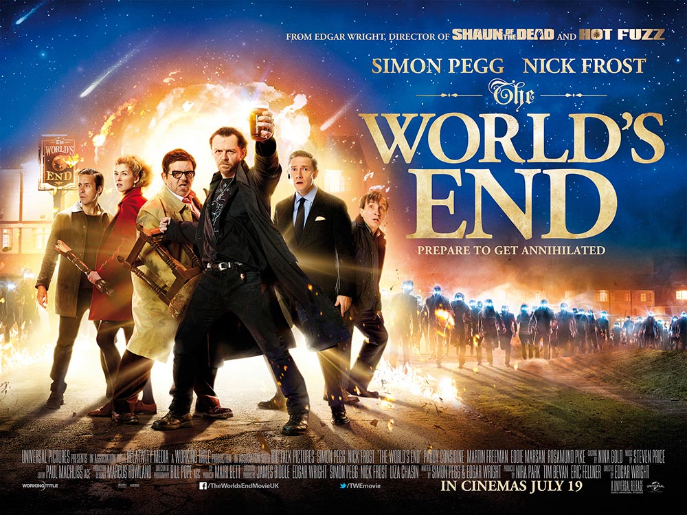 11 x 17 inches Nick Frost The World's End poster  Simon Pegg 