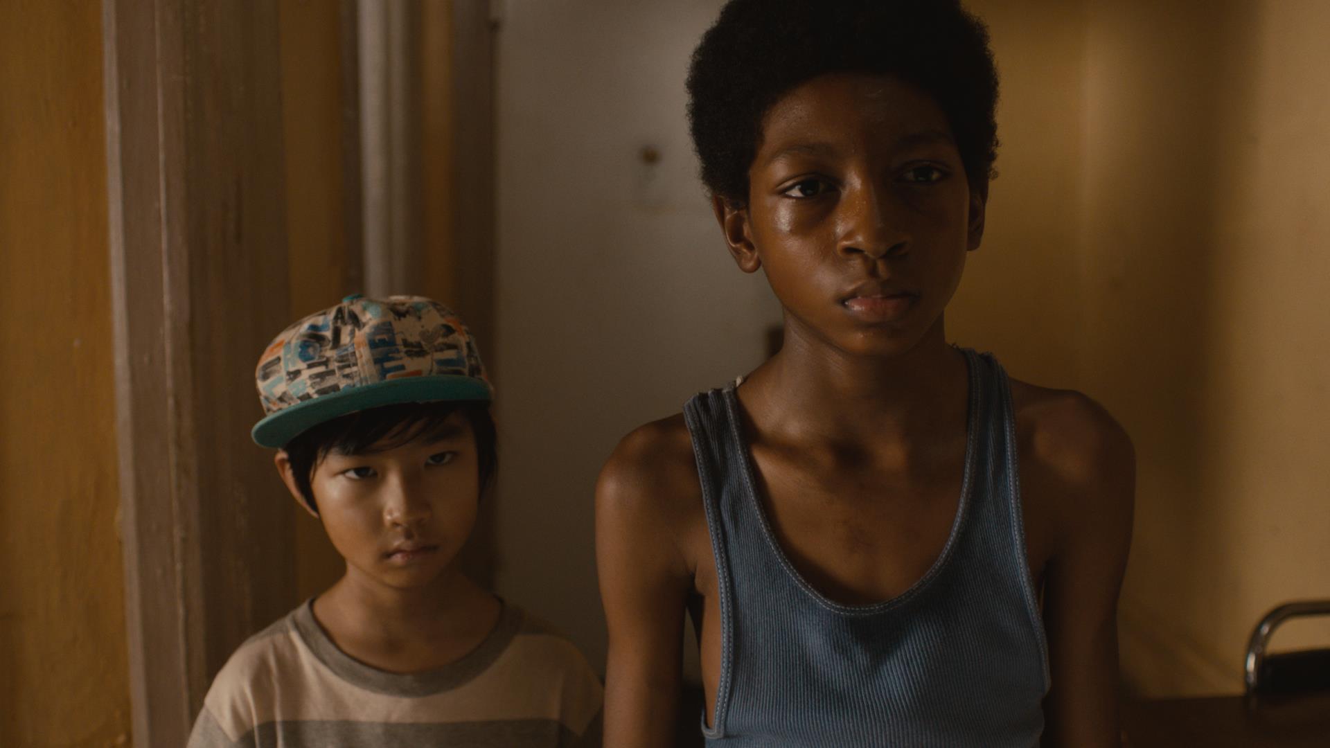 Ethan Dizon and Skylan Brooks in The Inevitable Defeat of Mister and
