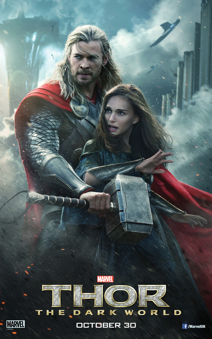Thor The Dark World Poster Thor and Jane Foster HeyUGuys