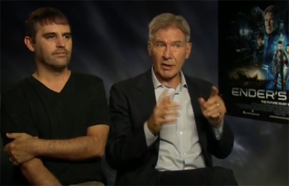 Ender's Game Interview Harrison Ford and Bob Orci
