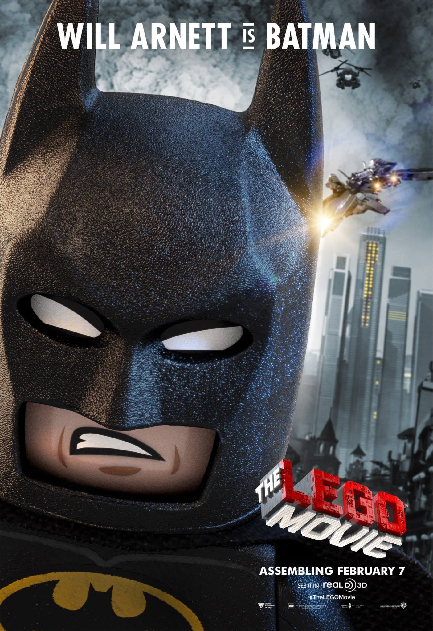 The Lego Movie Character Poster - Batman