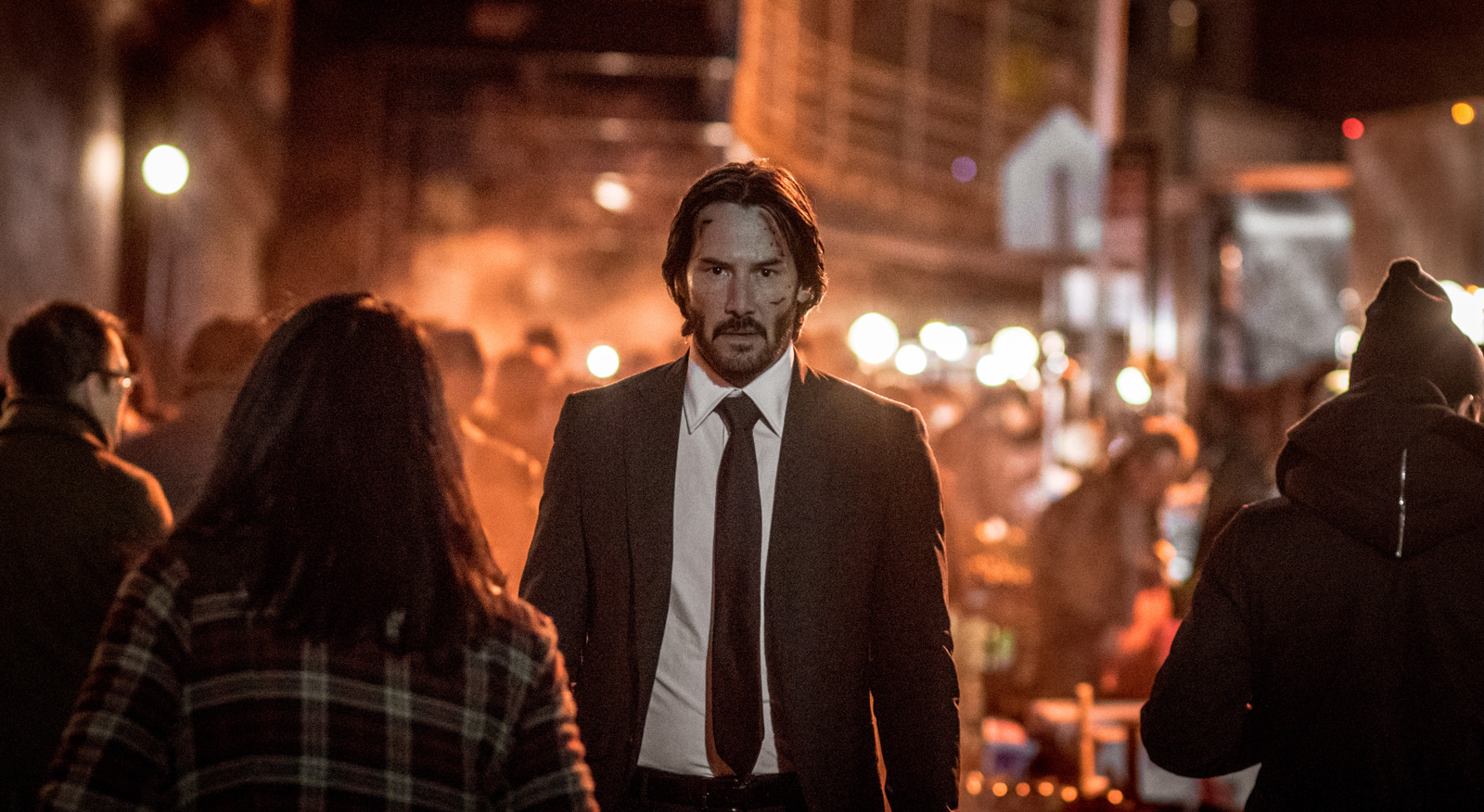 John Wick Chapter 2 Movie Images - Keanu Reeves Laurence Fishburne