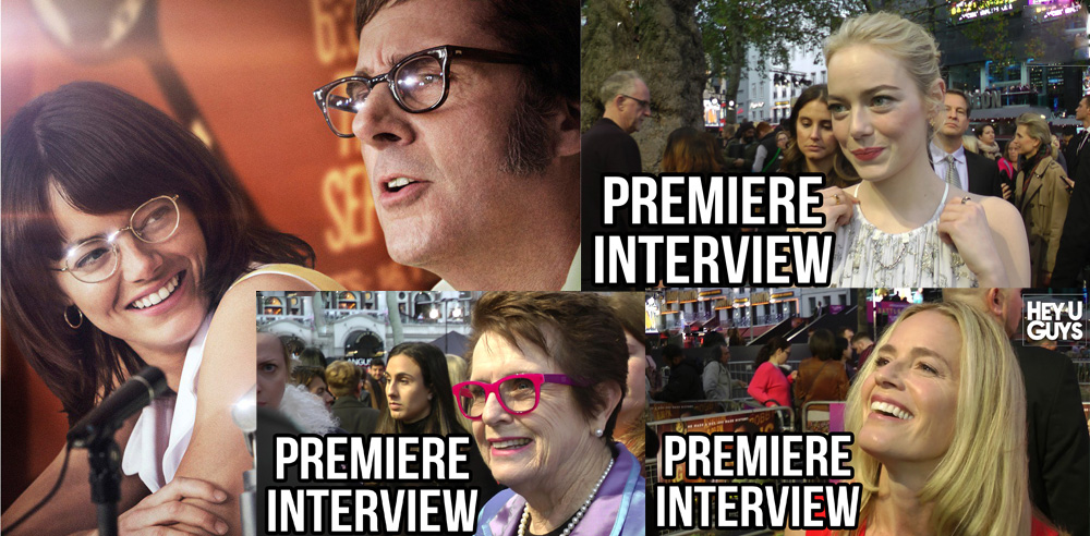 Battle of the Sexes Premiere Interviews