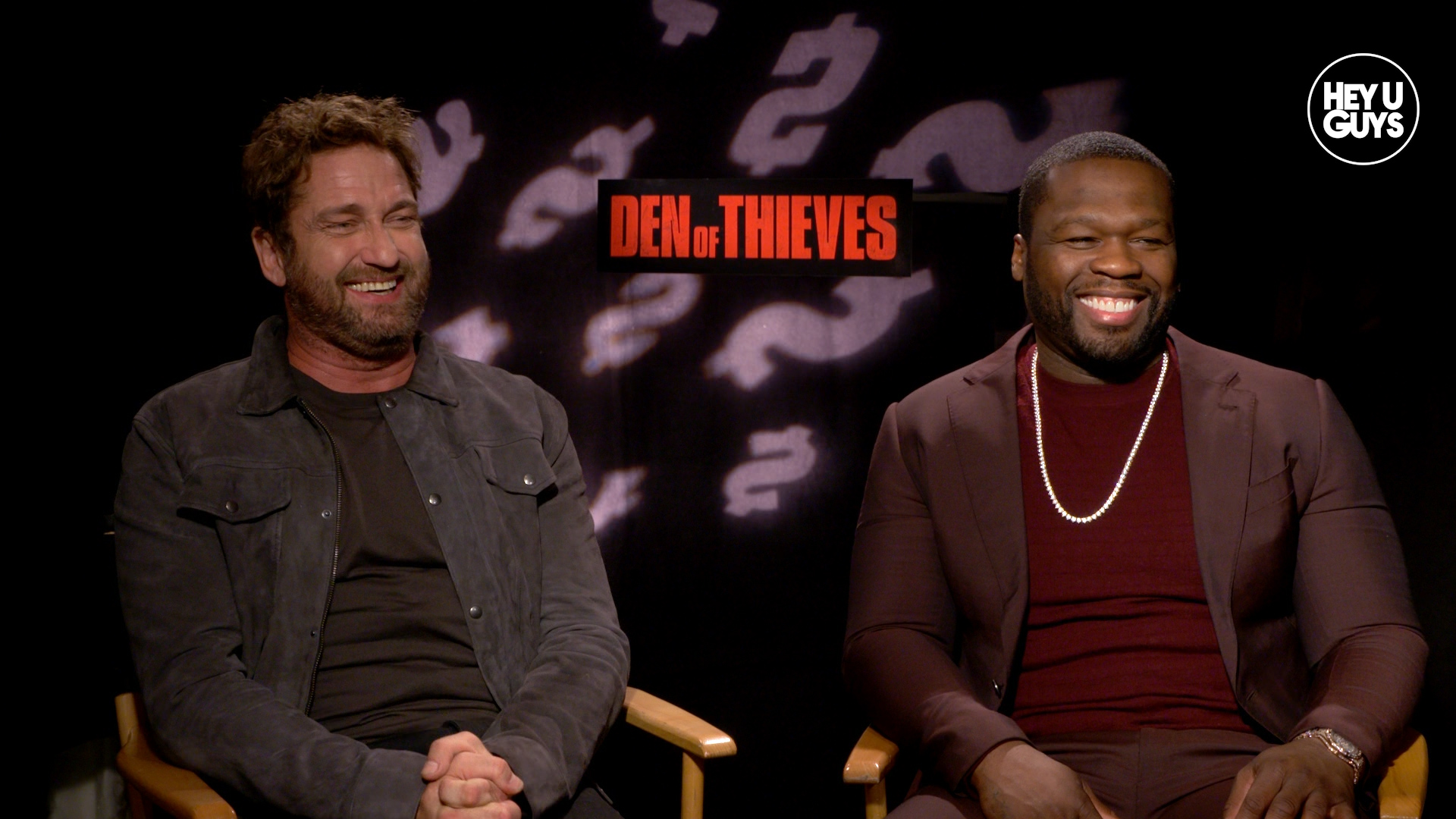 Gerard Butler & Fifty Cent - Den of Thieves Exclusive Interview