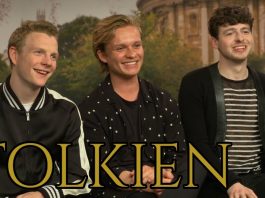 tolkien cast interviews
