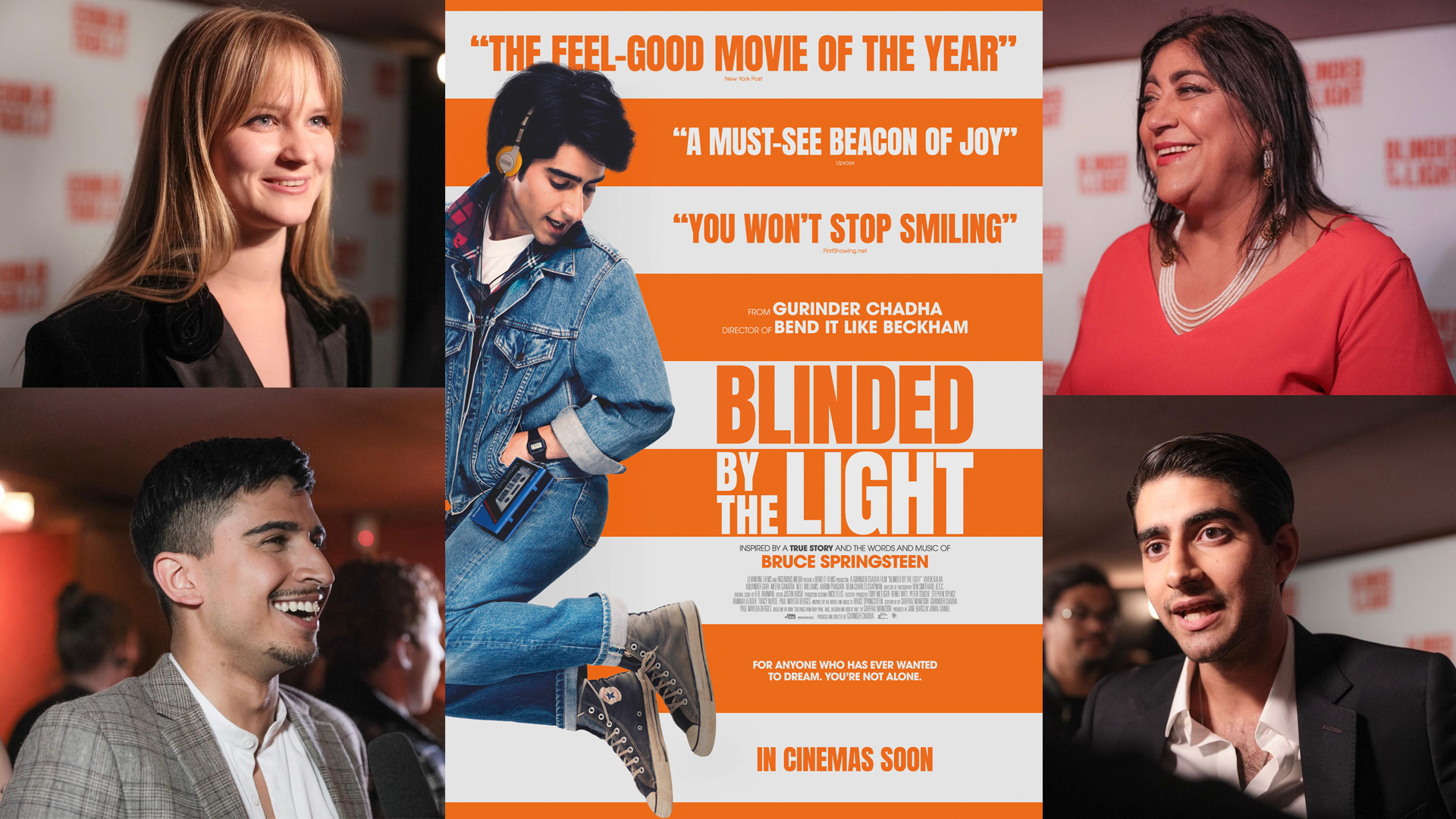 Blinded by the Light Premiere Interviews: Gurinder Chadha & cast the Bruce Springsteen musical - HeyUGuys