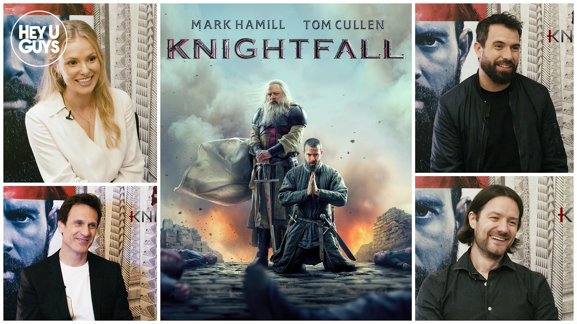 Knightfall Season 2 Interviews Tom Cullen, Clementine Nicholson