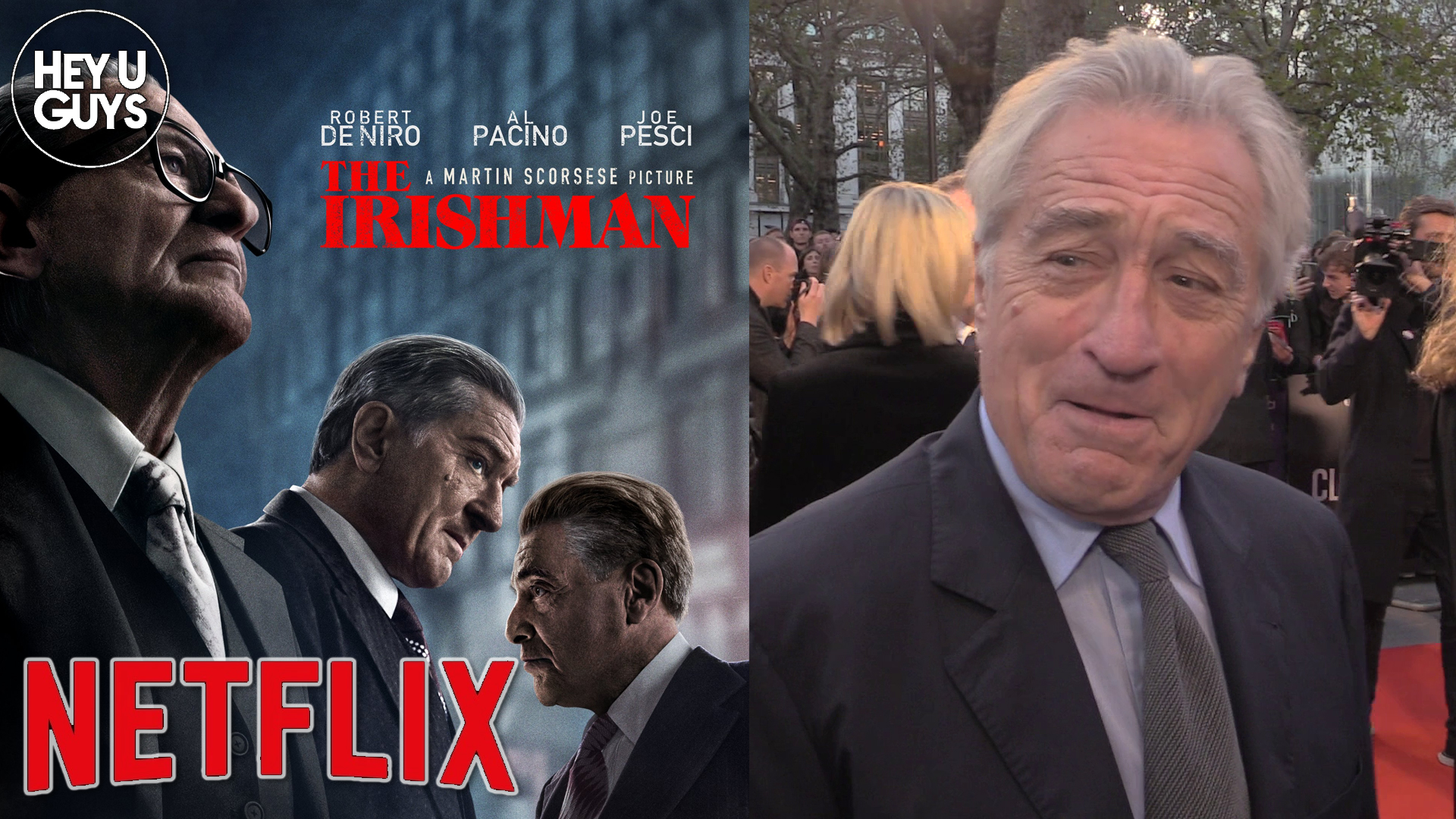 The Irishman LFF Premiere Interviews: Robert De Niro, Harvey Keitel