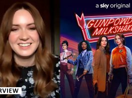 Karen Gillan Gunpowder Milkshake interview