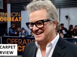 Colin Firth Operation Mincemeat Premiere Interview