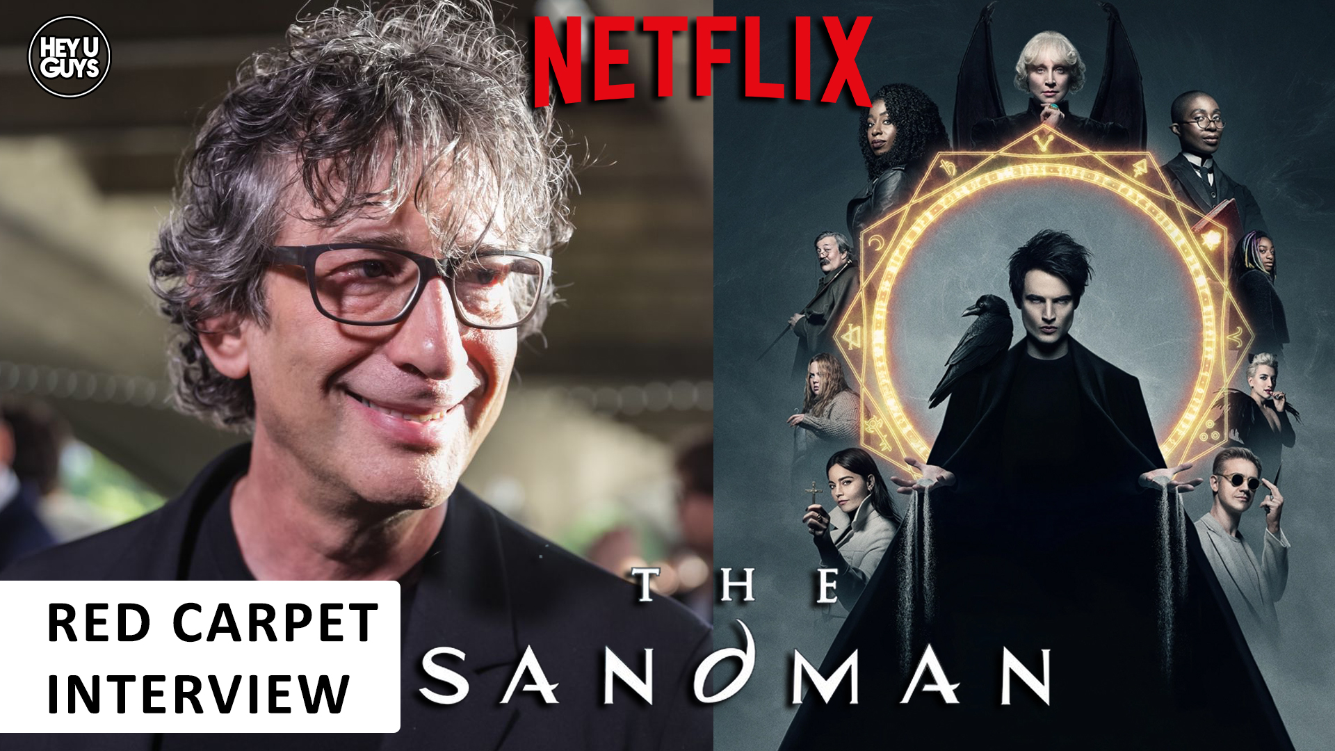 Neil Gaiman at the UK Premiere for The Sandman