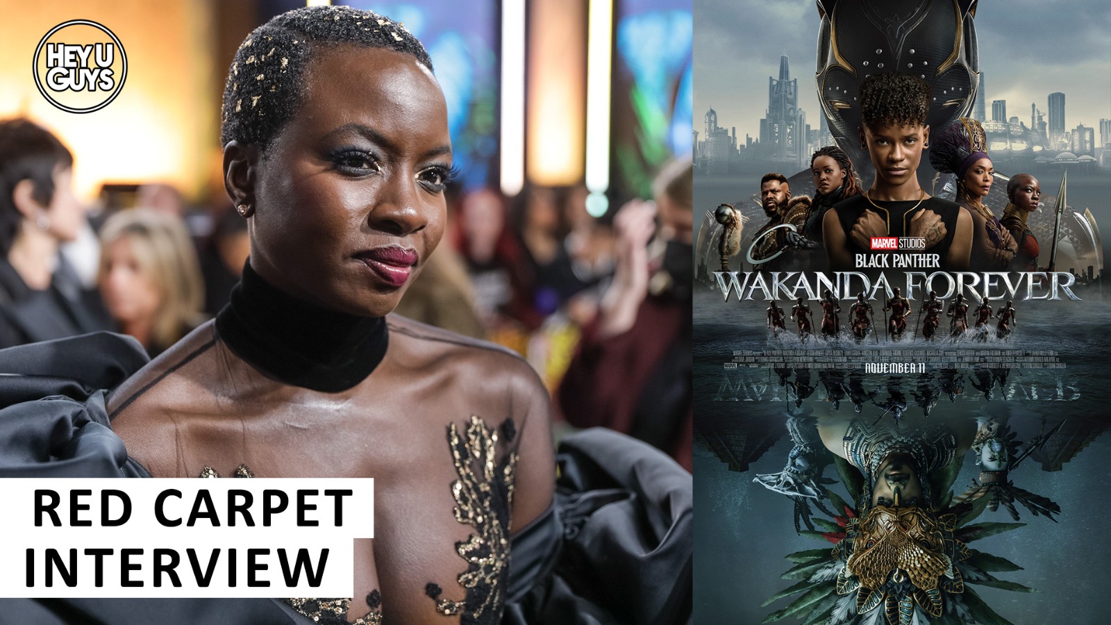 Black Panther Wakanda forever premiere interviews