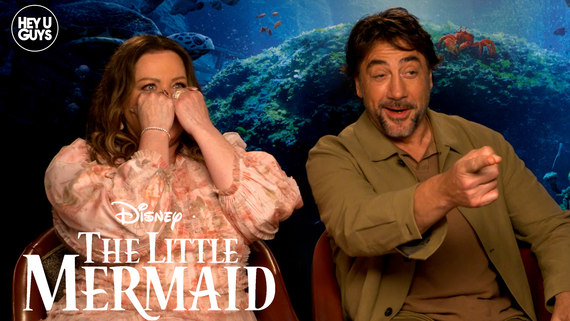 The Little Mermaid Interviews Melissa McCarthy, Javier Bardem & more