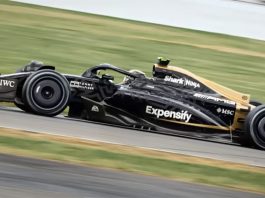 A formula one racing car on a track