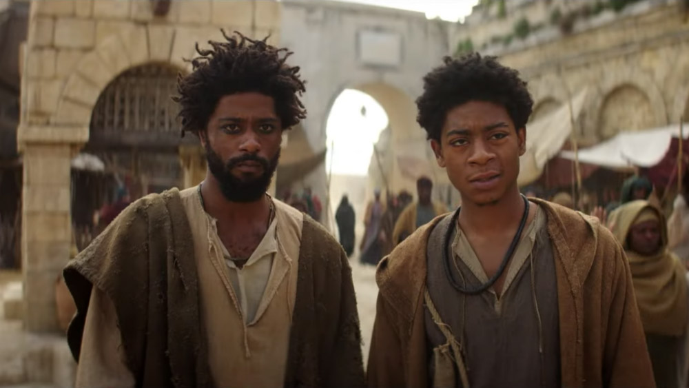 2 Black Men in the period of Jesus Christ - The Book of Clarence movie