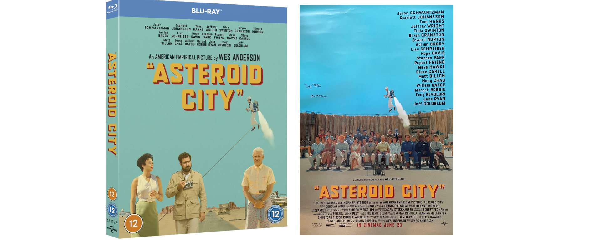 Asteroid City  Wes Anderson Signed Poster