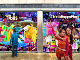 Trolls Happy Place shop front - Trolls Band Together