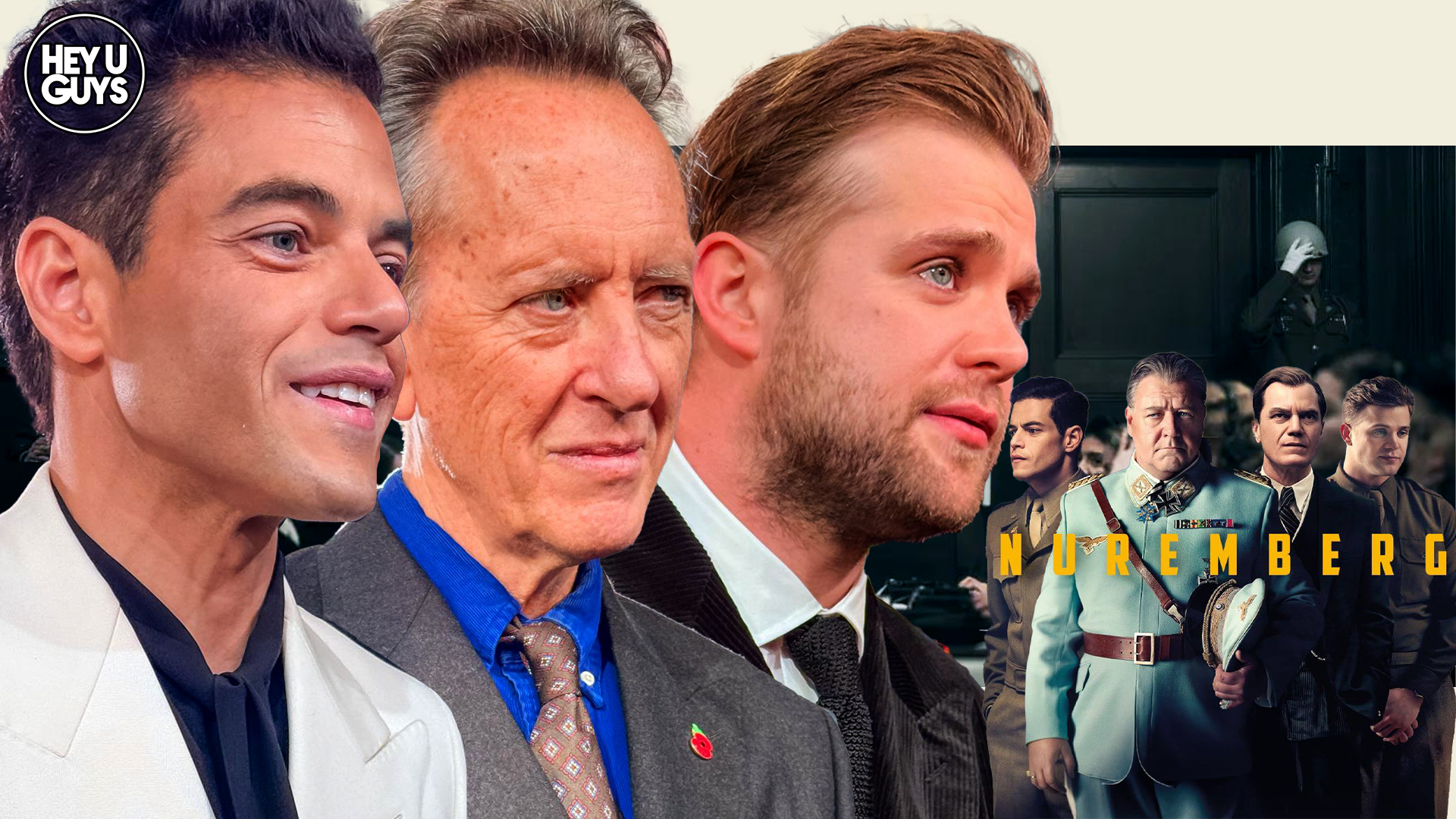 Nuremberg Premiere Interviews: Rami Malek, Leo Woodall, Richard E ...