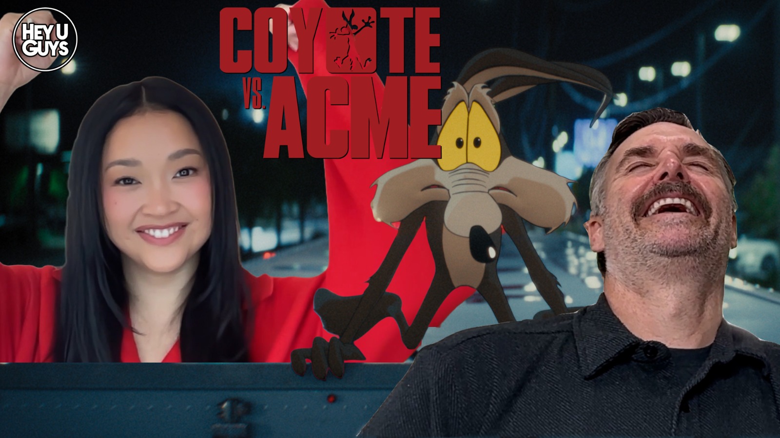 Will Forte & Lana Condor on the “maddening” saga to bring Coyote vs Acme to cinemas