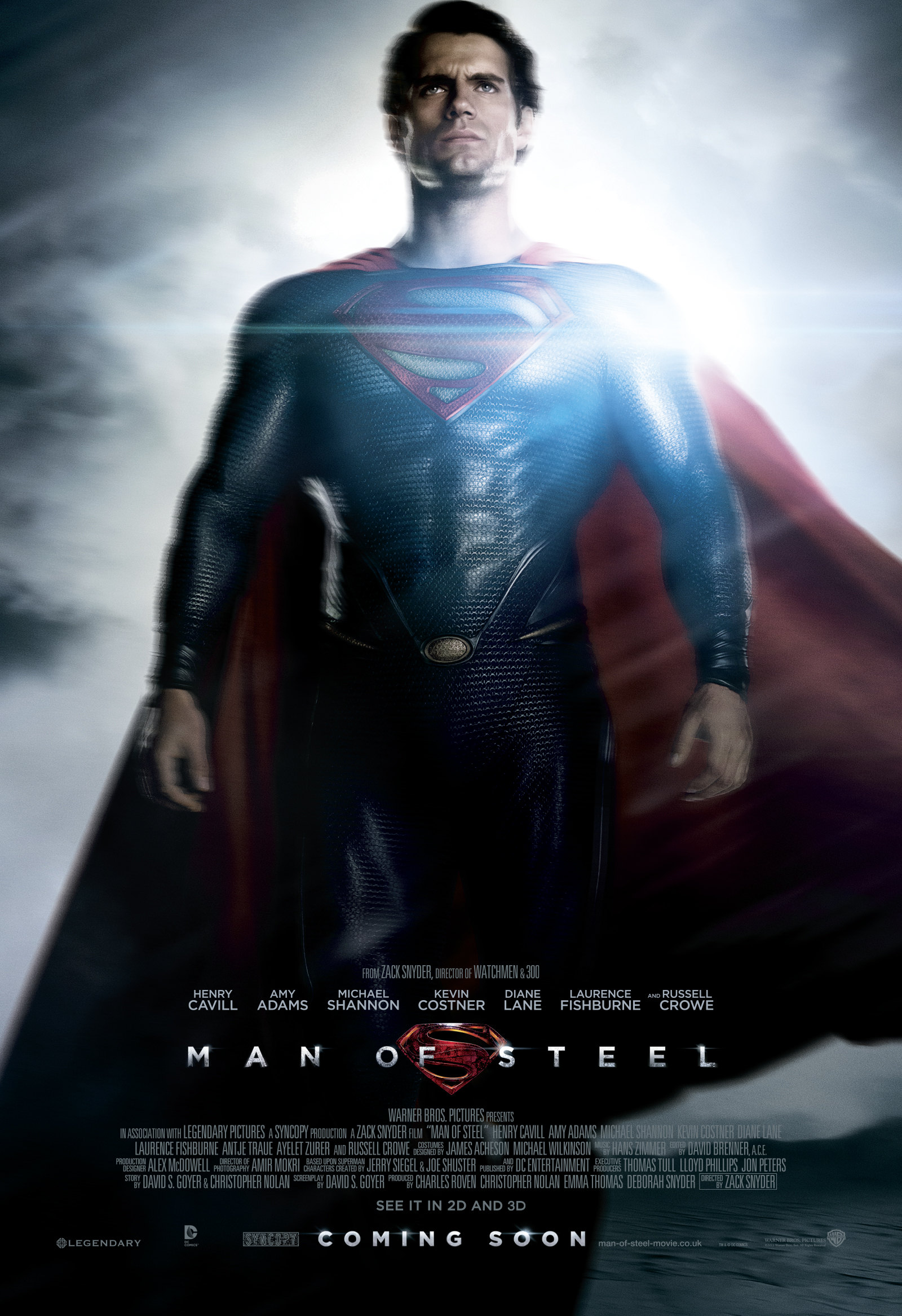 New Image of Henry Cavill on set of Superman: Man of Steel - HeyUGuys